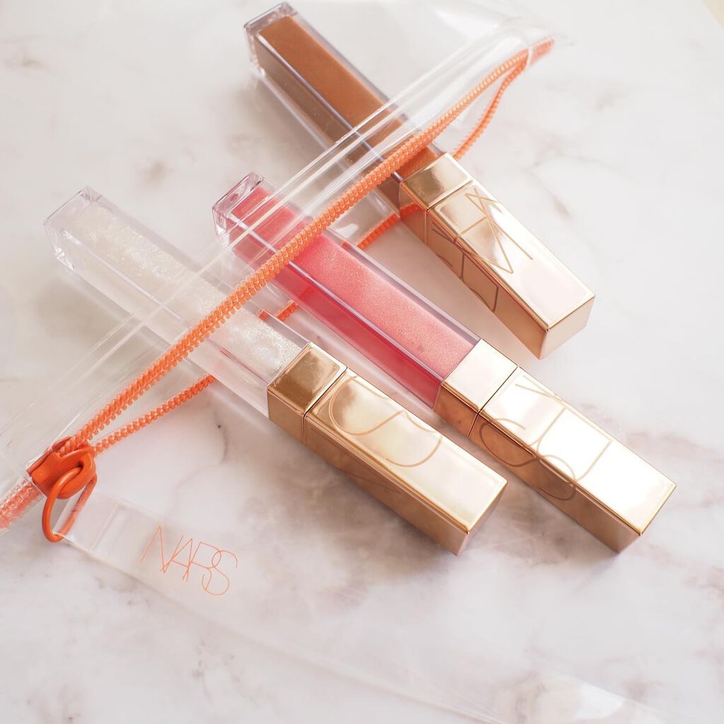 アフターグロー リップシャイン セット/NARS/スキンケアキットを使ったクチコミ（1枚目）