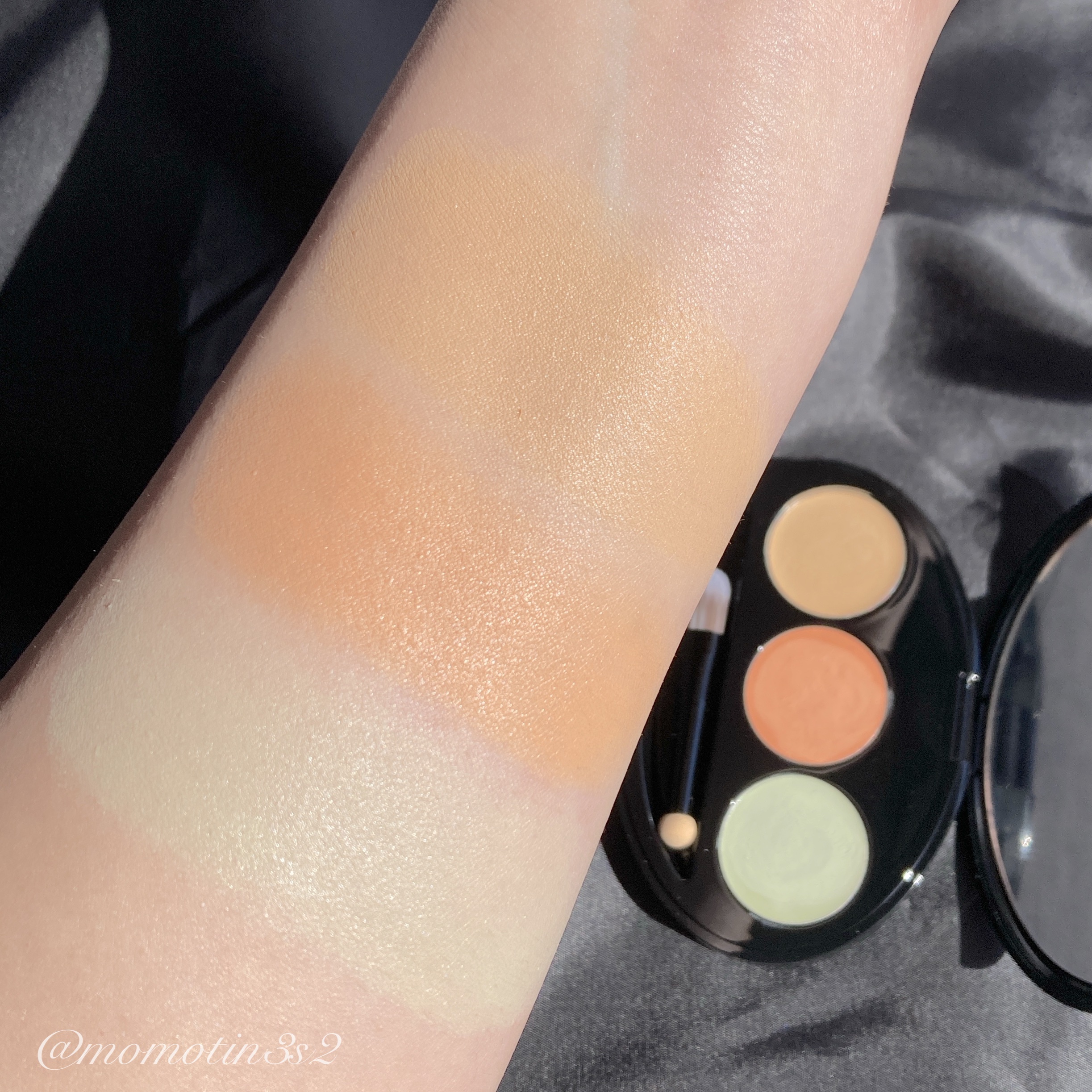 マスクフィット コンシーラーパレット 02 ミディアム/TIRTIR(ティルティル)/パレットコンシーラーを使ったクチコミ（2枚目）