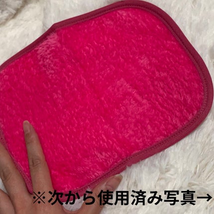 水だけでメイクが落とせる クレンジングタオル/DAISO/その他スキンケアグッズを使ったクチコミ(2枚目)