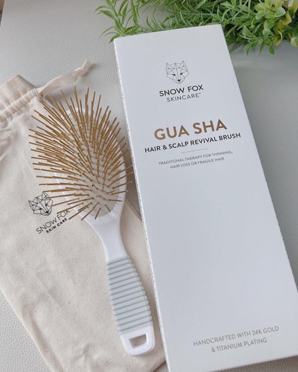 プレミアム FOXカッサ ヘアブラシ/SNOW FOX SKINCARE/ヘアブラシを使ったクチコミ(1枚目)