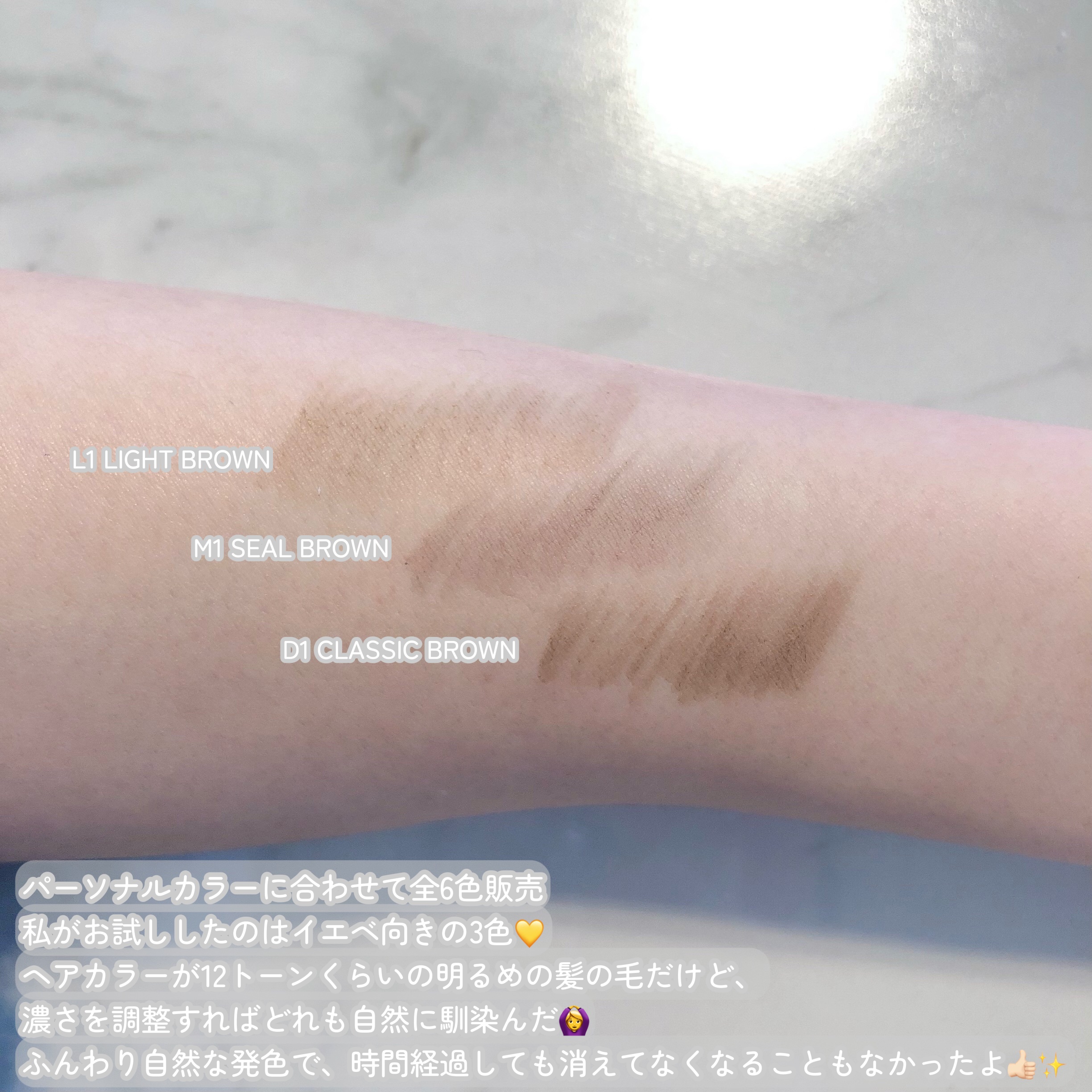 ドット オン ムードエッジ アンド フラットアイブロウ M1/Heart Percent/アイブロウペンシルを使ったクチコミ（3枚目）