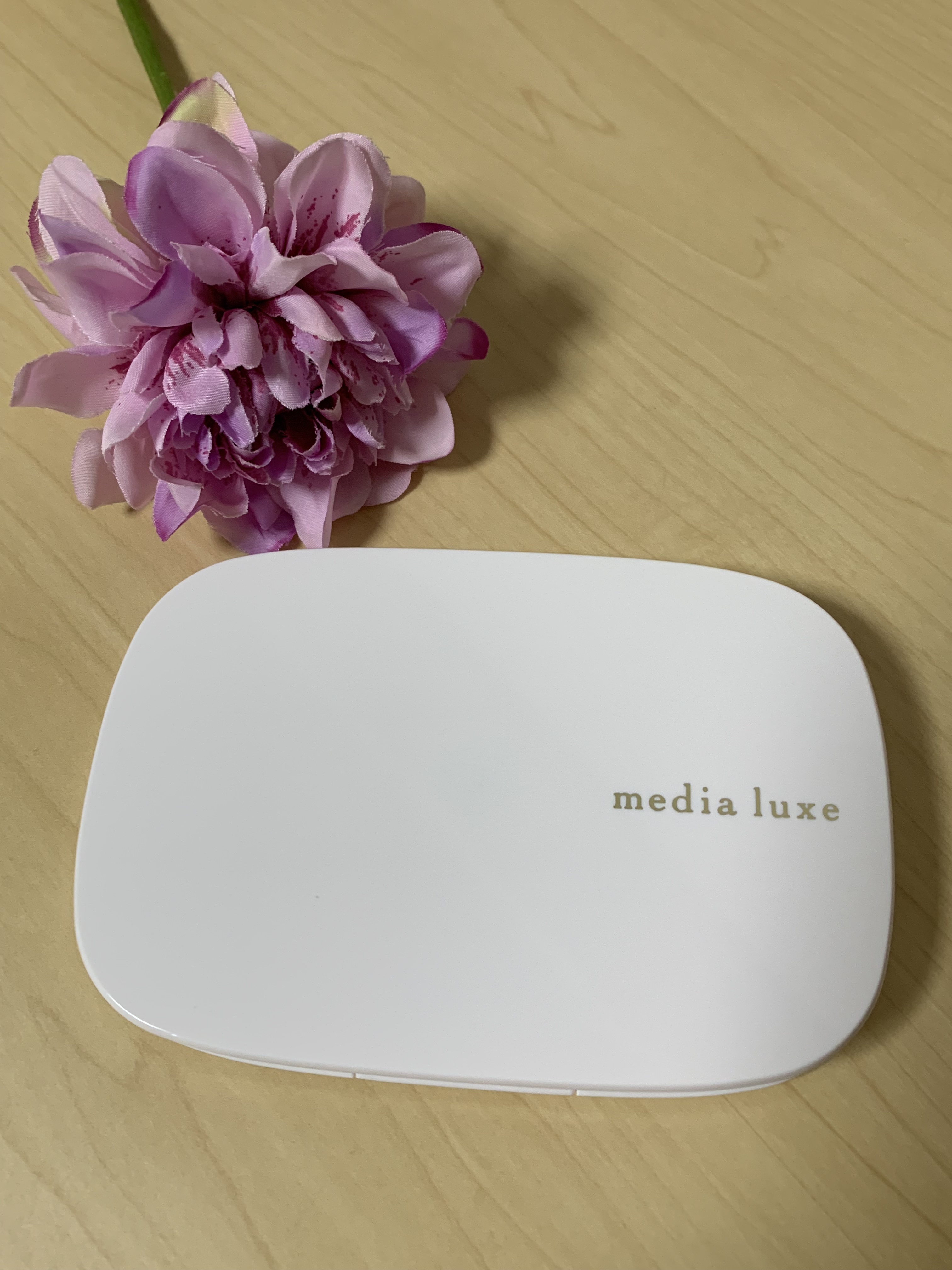 パウダーファンデーション/media luxe/パウダーファンデーションを使ったクチコミ（2枚目）