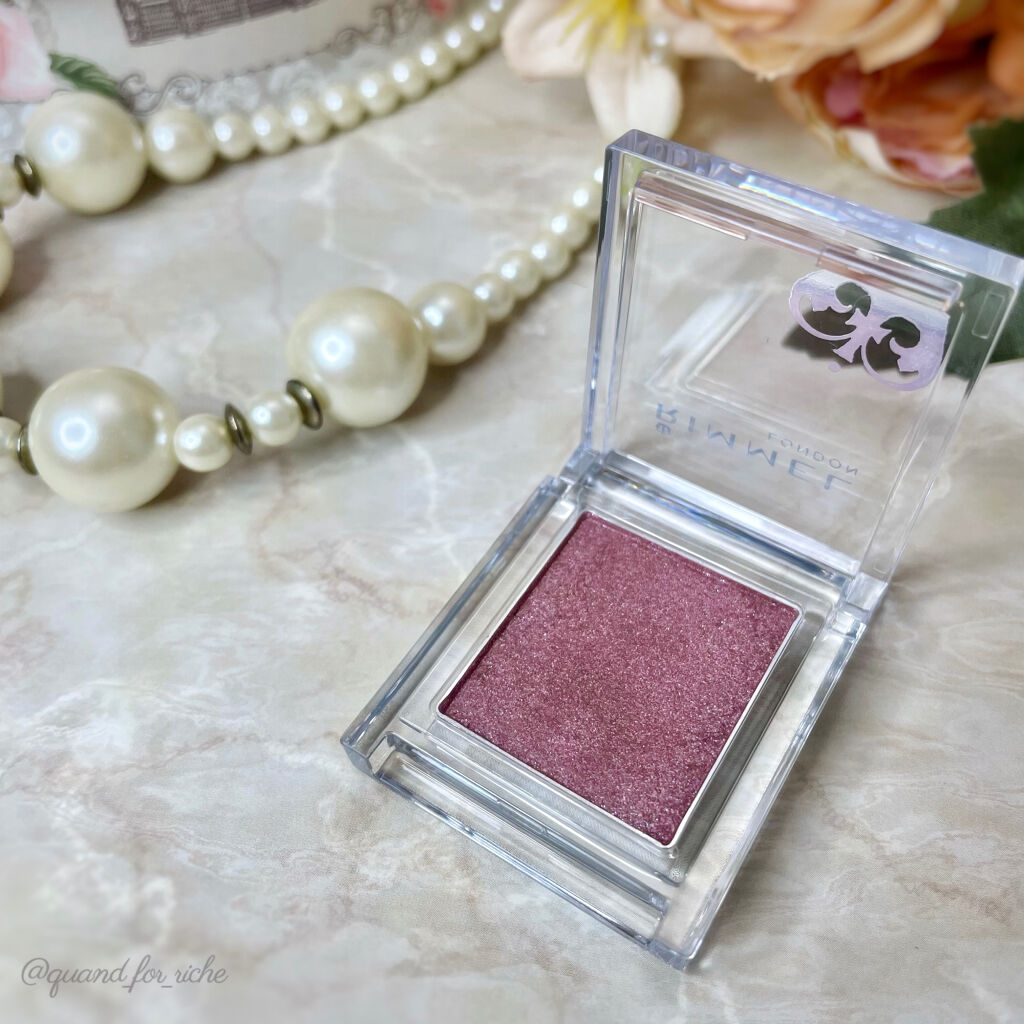 プリズム パウダーアイカラー 028 ローズモーヴ/リンメル ロンドン/単色アイシャドウを使ったクチコミ（1枚目）