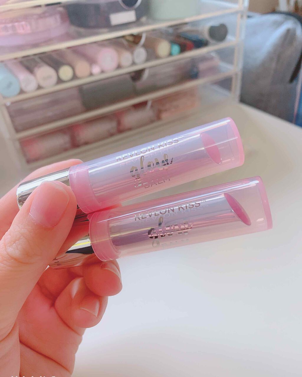 レブロン キス グロウ バーム N/REVLON/口紅を使ったクチコミ（1枚目）