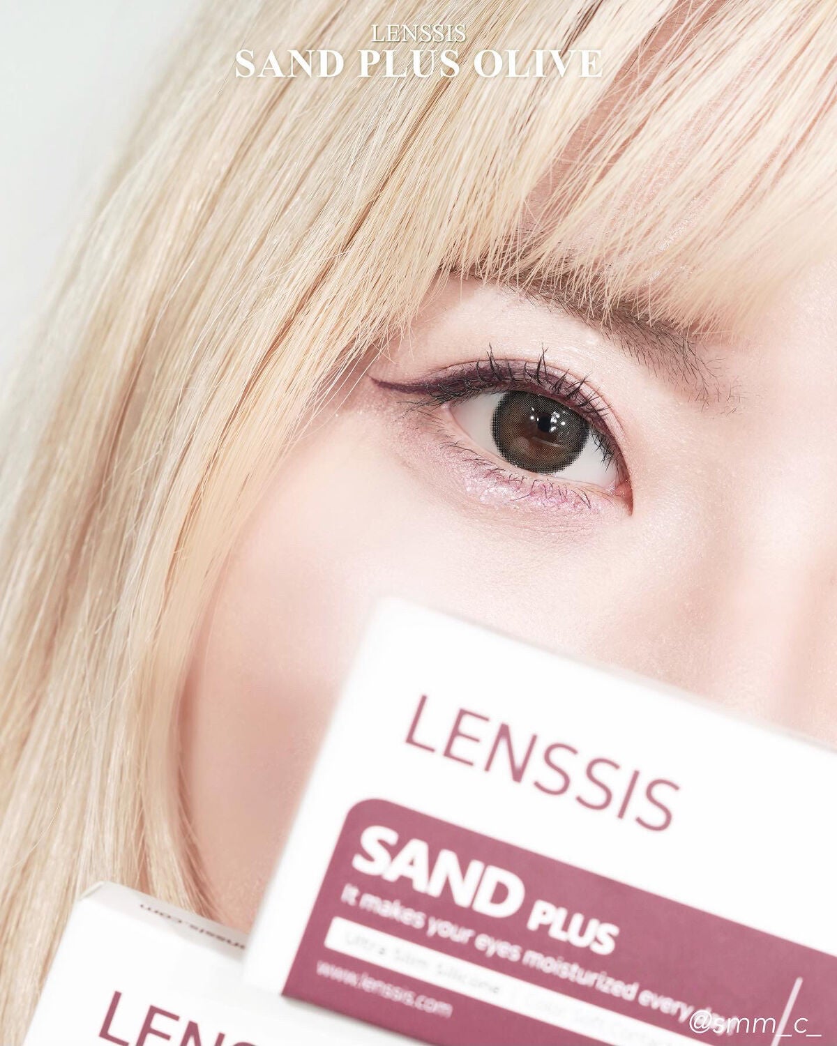 サンドシリーズ/LENSSIS/カラーコンタクトレンズを使ったクチコミ(7枚目)