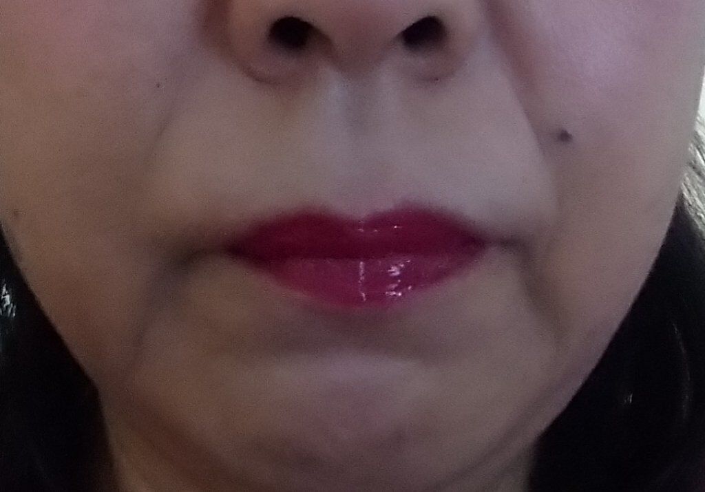 カンコレ マットリップスティック/DAISO/口紅を使ったクチコミ（2枚目）