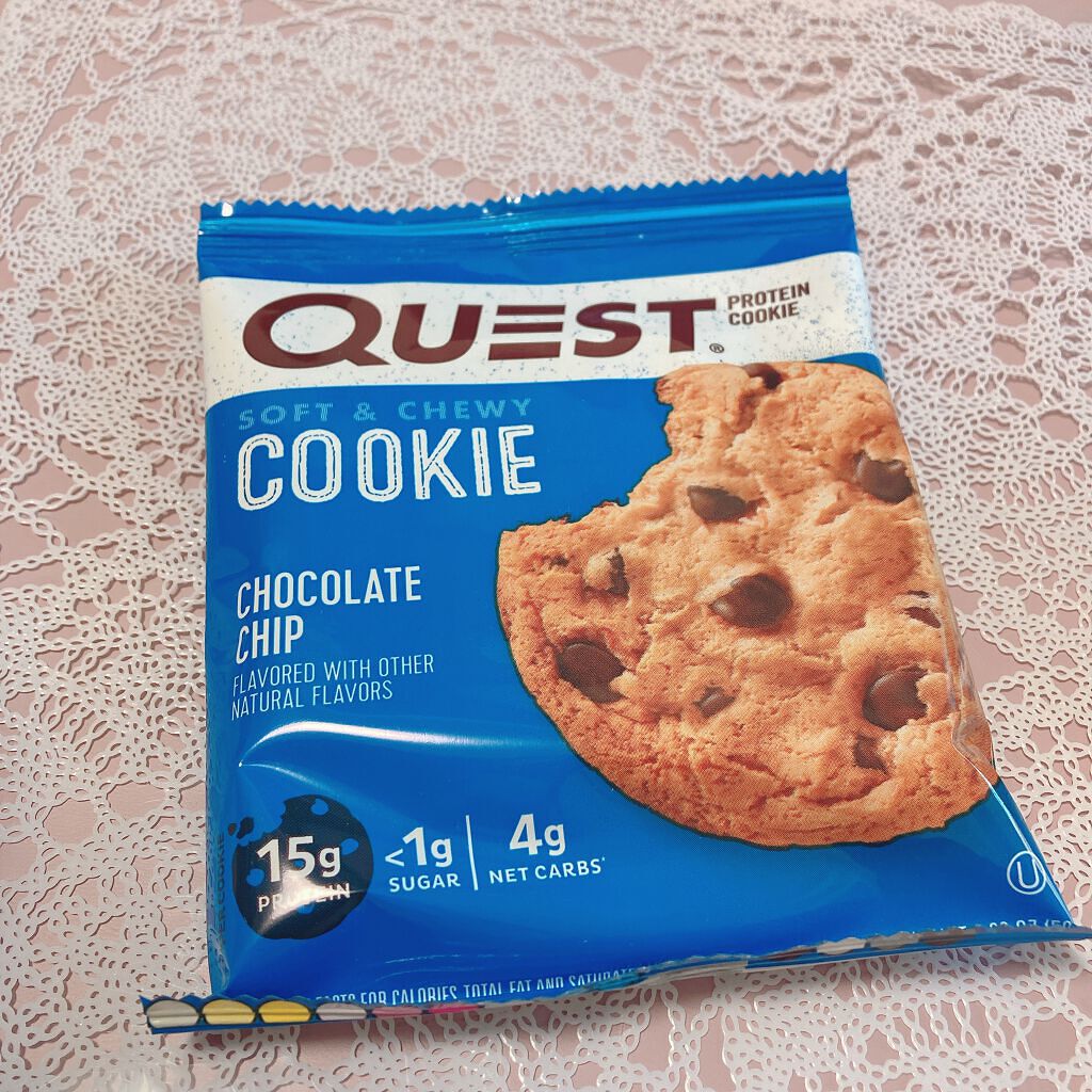 この間のiHerbセールで大当たりだった
プロテインチップスとクッキー🍪💓

Questはプロテインに力入れてる会社で
プロテインバーとかもあるんだけど
この2つは本当にプロテインの味がしなくて
ただのお菓子！！笑笑

クッキーはおやつ