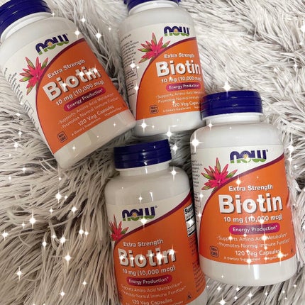 ビオチン/Now Foods/健康サプリメントを使ったクチコミ(4枚目)