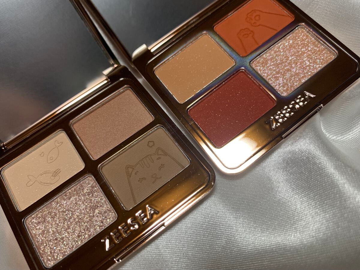 アニマルアイシャドウ(4シェード)/ZEESEA/アイシャドウパレットを使ったクチコミ(2枚目)