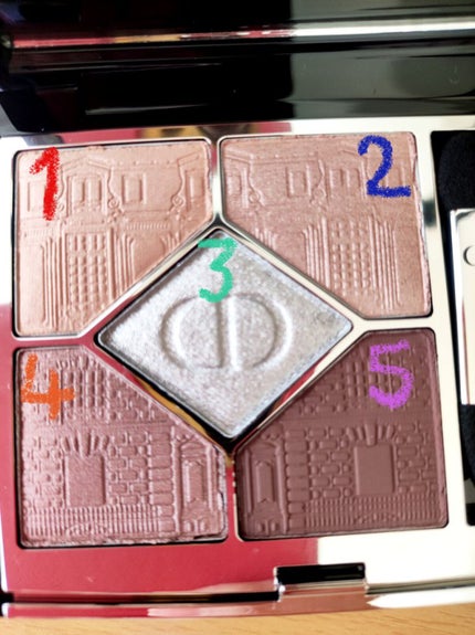 【旧】サンク クルール クチュール/Dior/アイシャドウパレットを使ったクチコミ(2枚目)