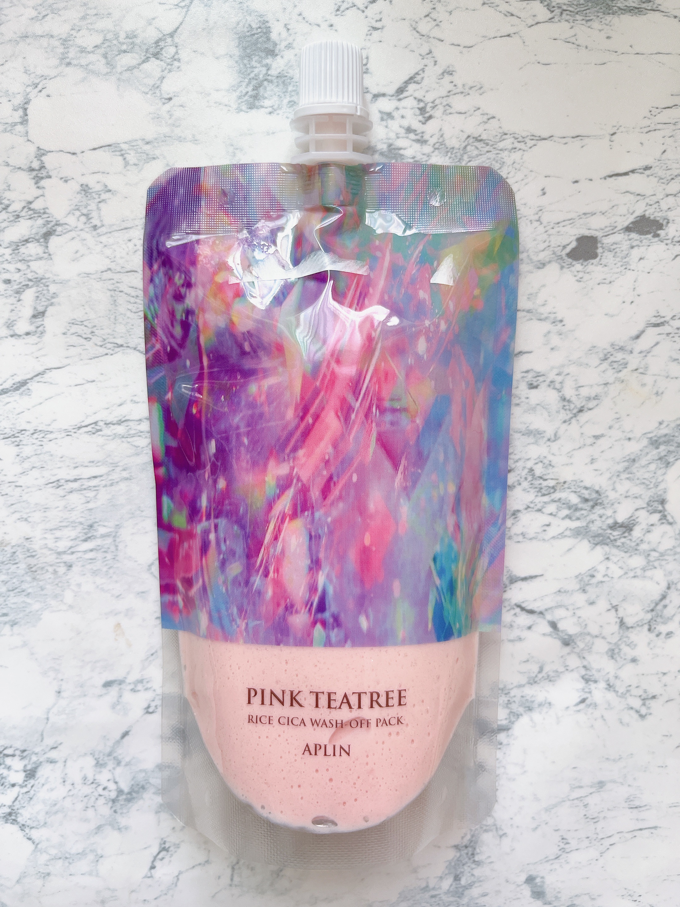 ピンクティーツリーライスシカウォッシュオフパック/APLIN/洗い流すパック・マスクを使ったクチコミ（1枚目）
