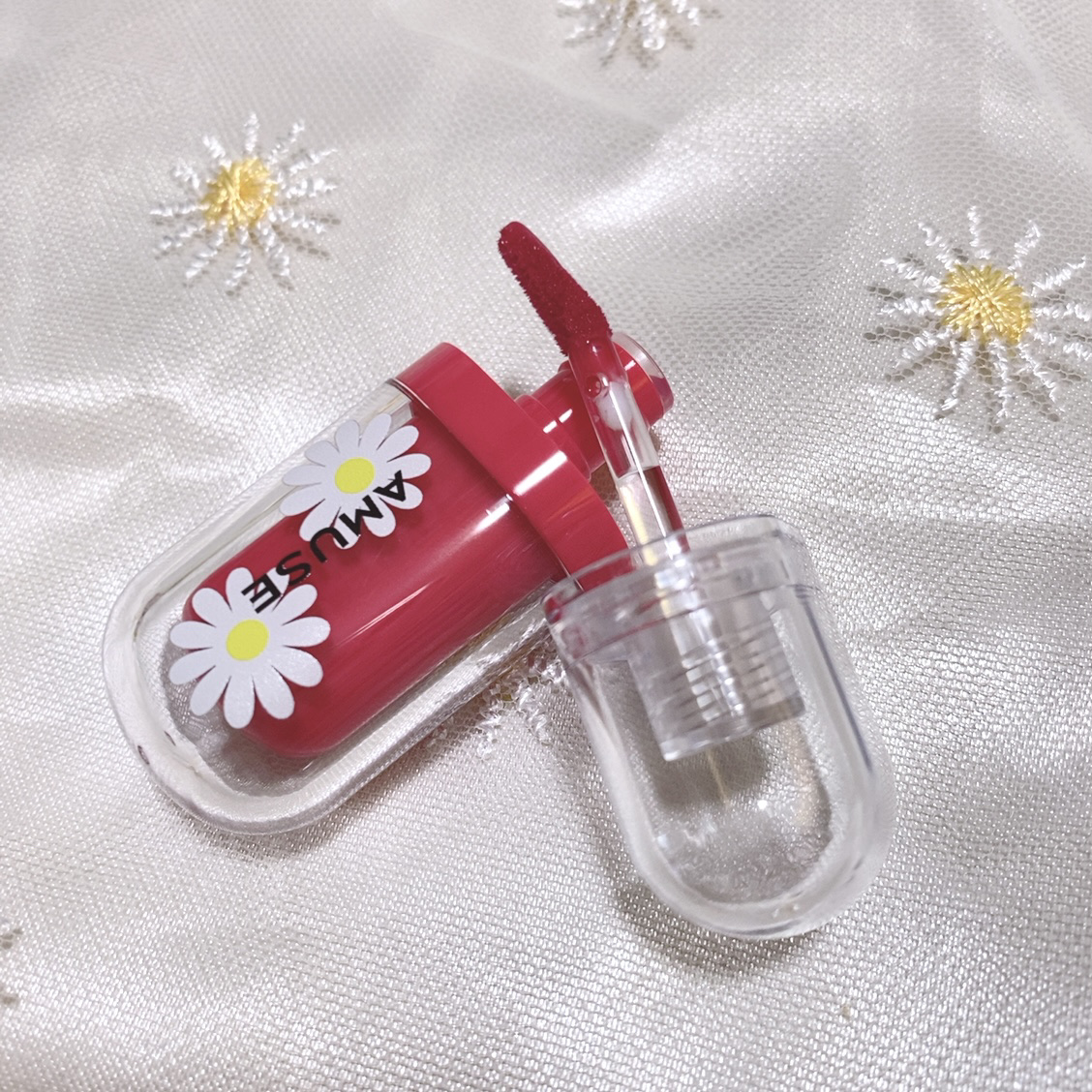 ジェルフィットティント/AMUSE/リップティントを使ったクチコミ（3枚目）