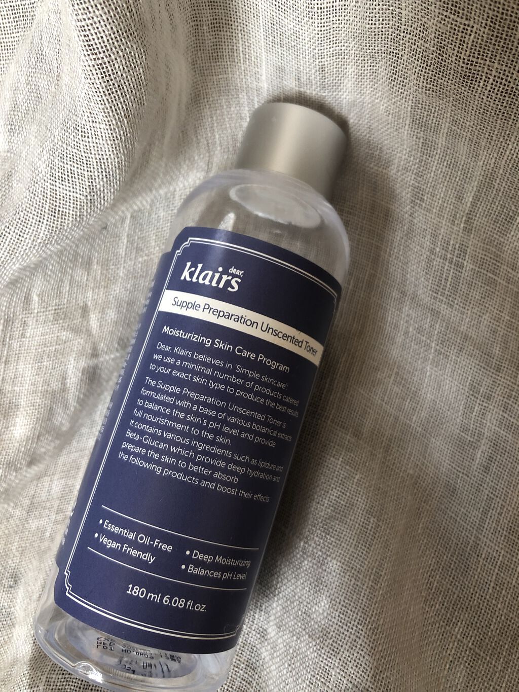 サプルプレパレーションアンセンテッドトナー(180ml)/Klairs/化粧水を使ったクチコミ（1枚目）