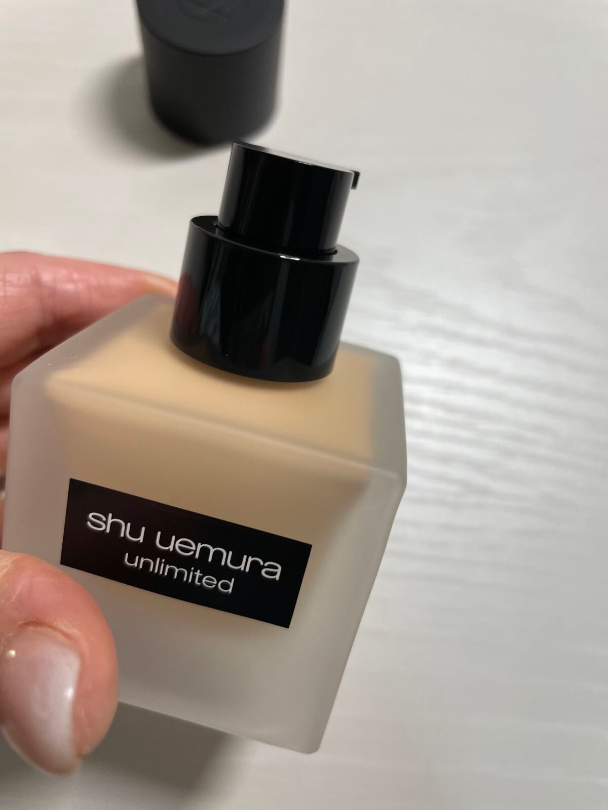 (旧)アンリミテッド ラスティング フルイド/shu uemura/リキッドファンデーションを使ったクチコミ(2枚目)