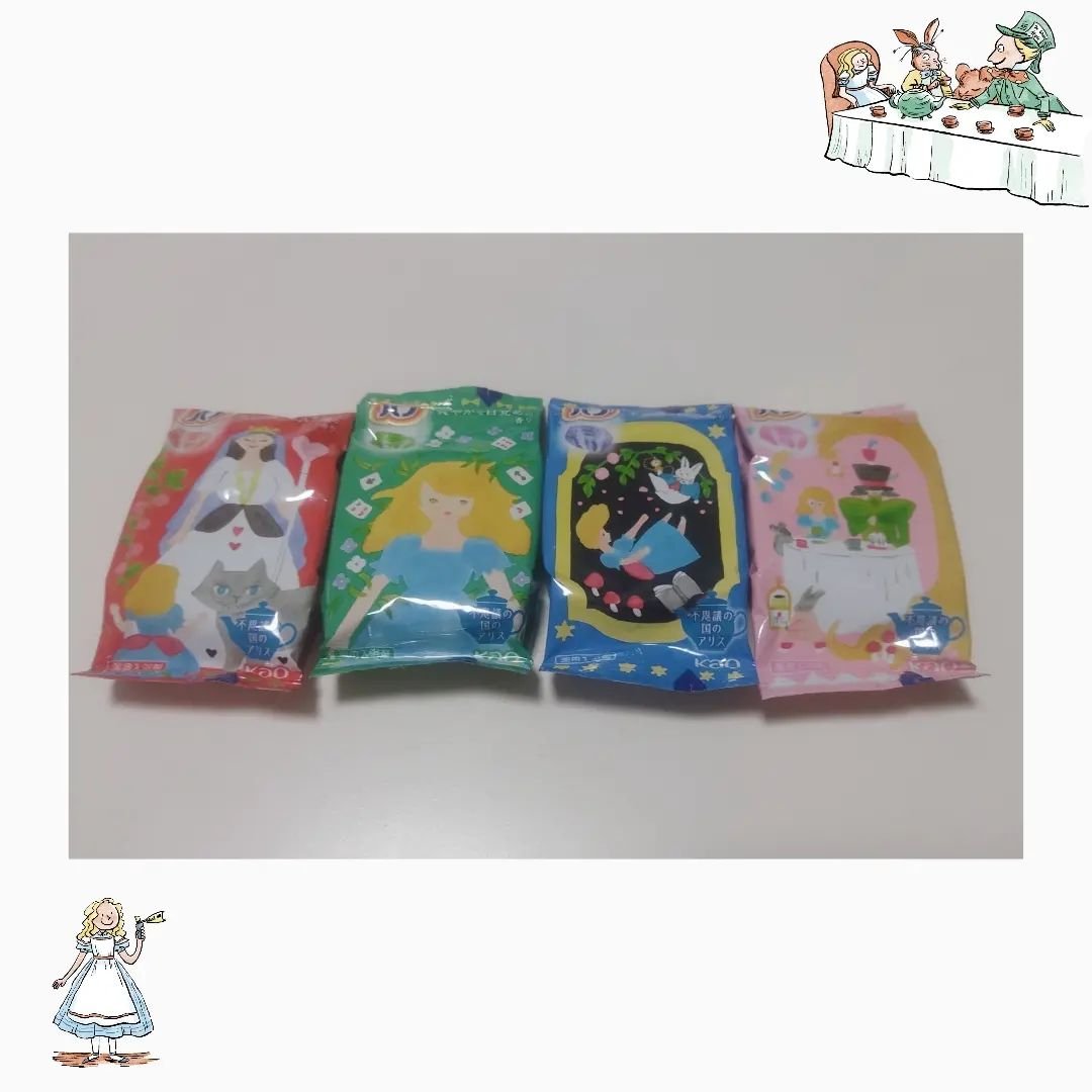 お風呂で楽しむ物語の世界　不思議の国のアリス/バブ/炭酸系入浴剤を使ったクチコミ（2枚目）