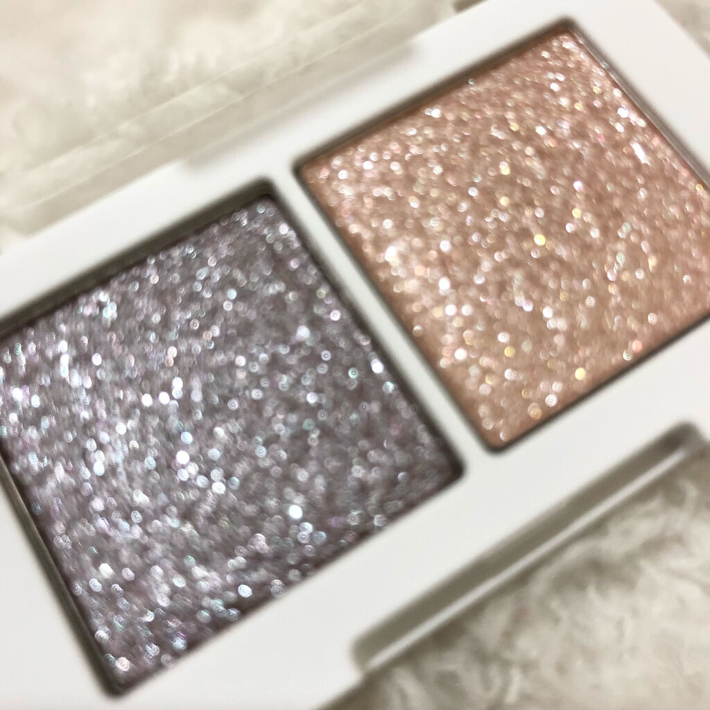 マイカラー デュオシャドウ クールムード（ブルベ向けブラウン）/FAVES BEAUTY/アイシャドウパレットを使ったクチコミ（3枚目）