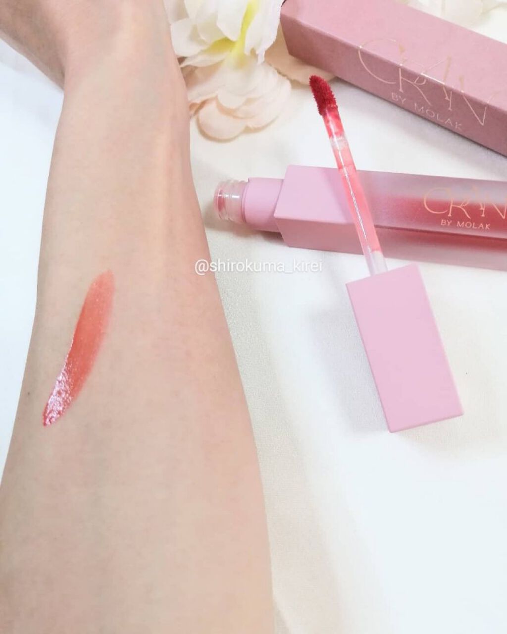 BLOOM JELLY TINT /CRAN BY MOLAK /口紅を使ったクチコミ（1枚目）