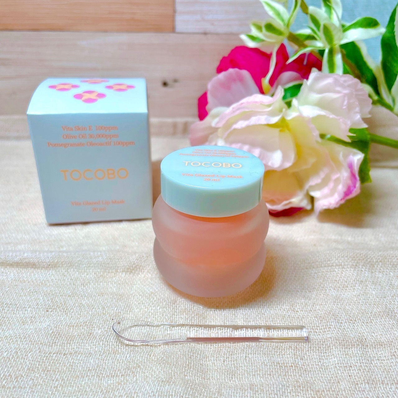 ビタグレーズドリップマスク/TOCOBO/リップマスクを使ったクチコミ（1枚目）