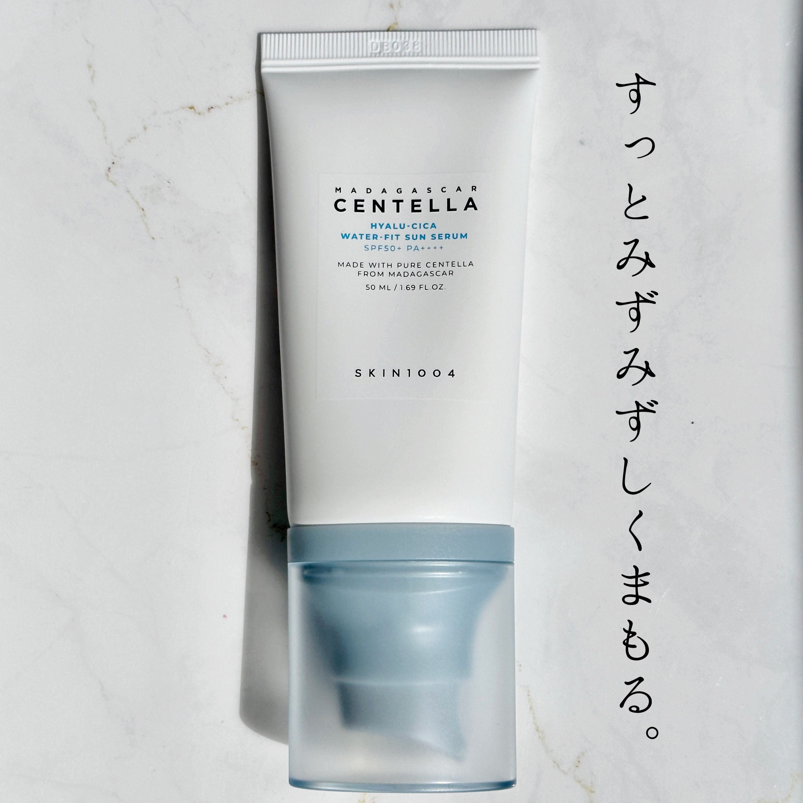 ヒアルーシカ ウォーターフィット サンセラム/SKIN1004/日焼け止めローションを使ったクチコミ（1枚目）