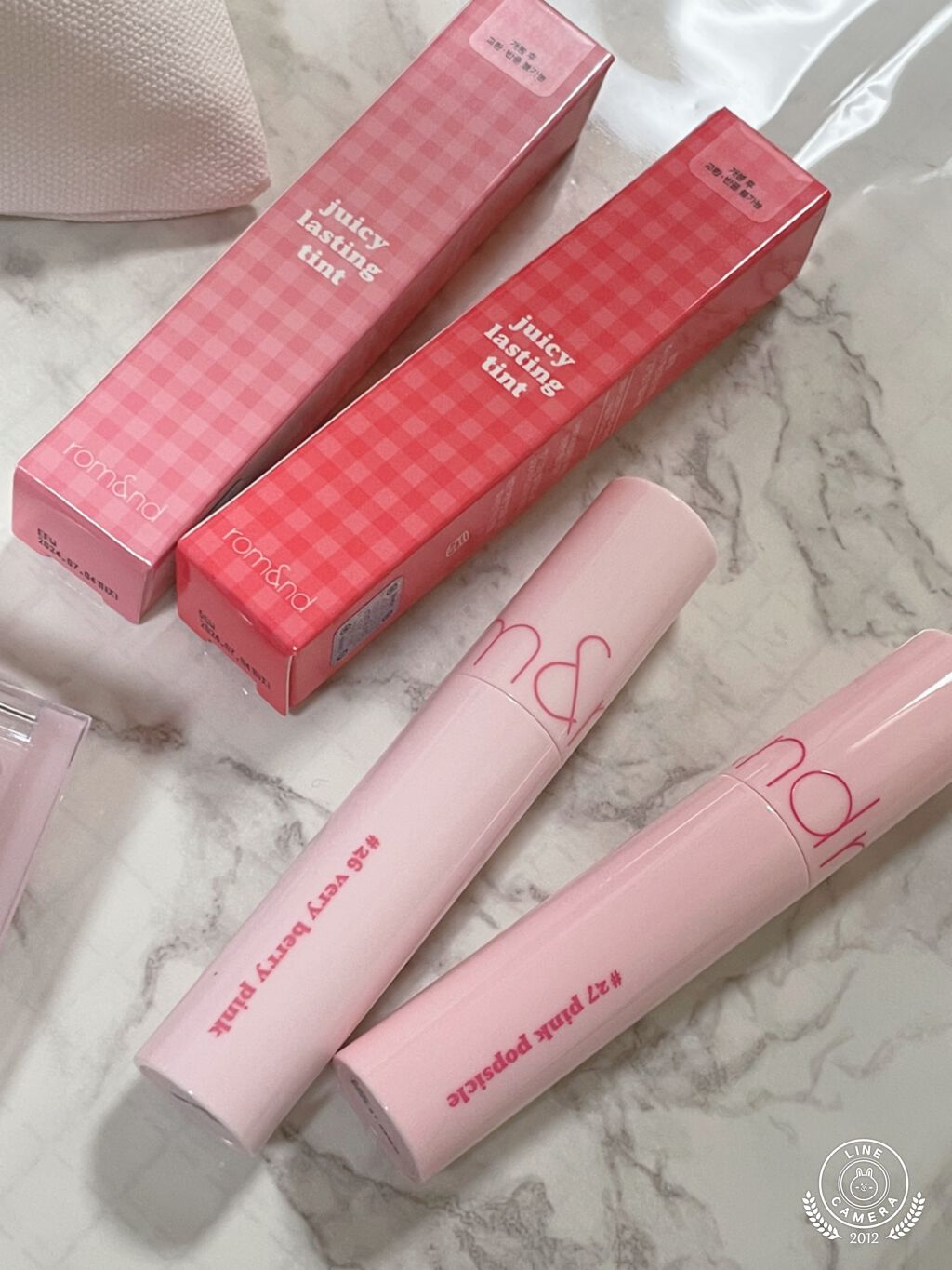 ジューシーラスティングティント/rom&nd/リップティントを使ったクチコミ（3枚目）