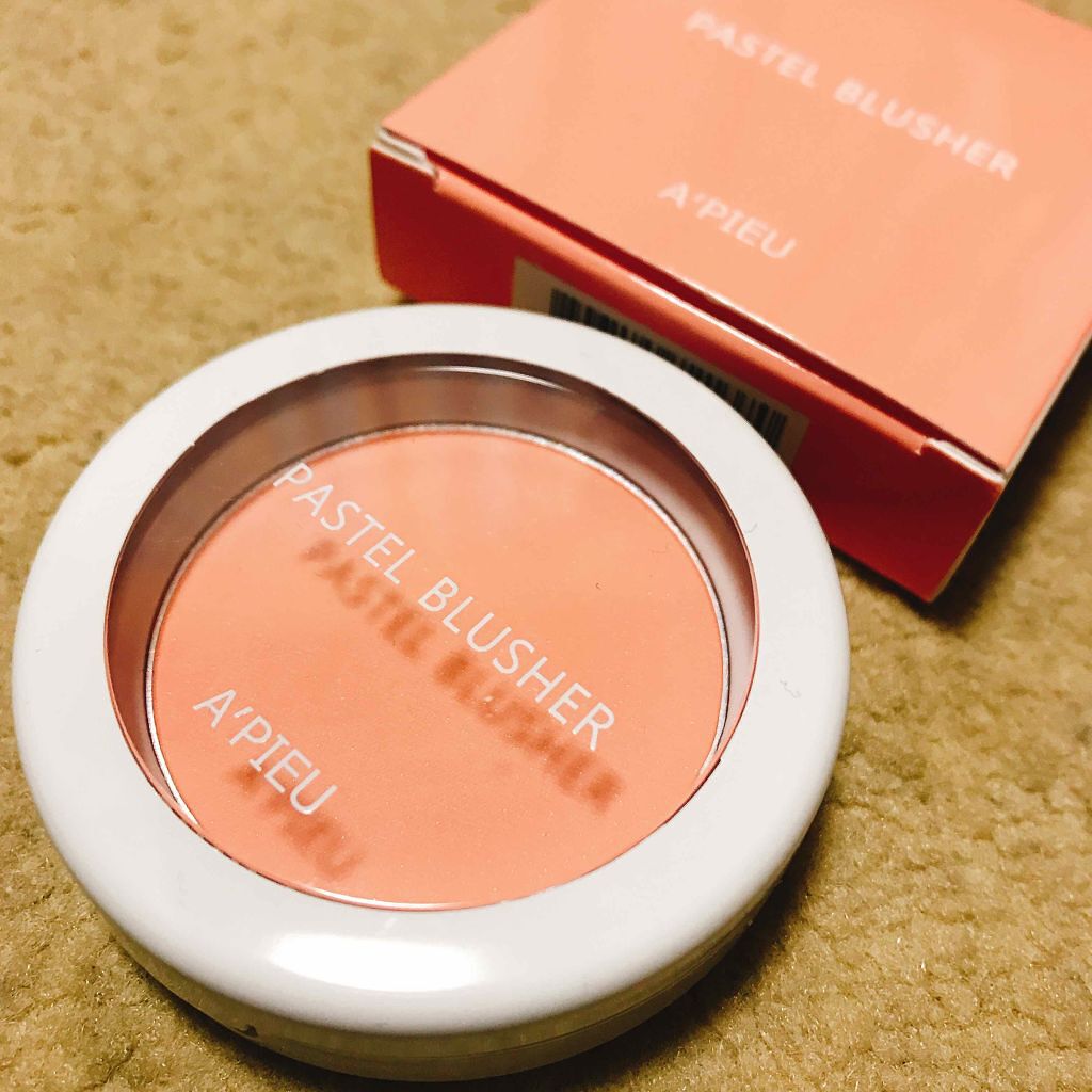 アピュー パステルブラッシャー/A’pieu/パウダーチークを使ったクチコミ（1枚目）