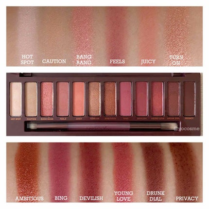 NAKED cherry/アーバンディケイ/アイシャドウパレットを使ったクチコミ(2枚目)