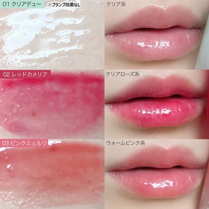 ナチュラルブルームリップオイルセラム 3色セット/PINATE/リップグロスを使ったクチコミ(5枚目)