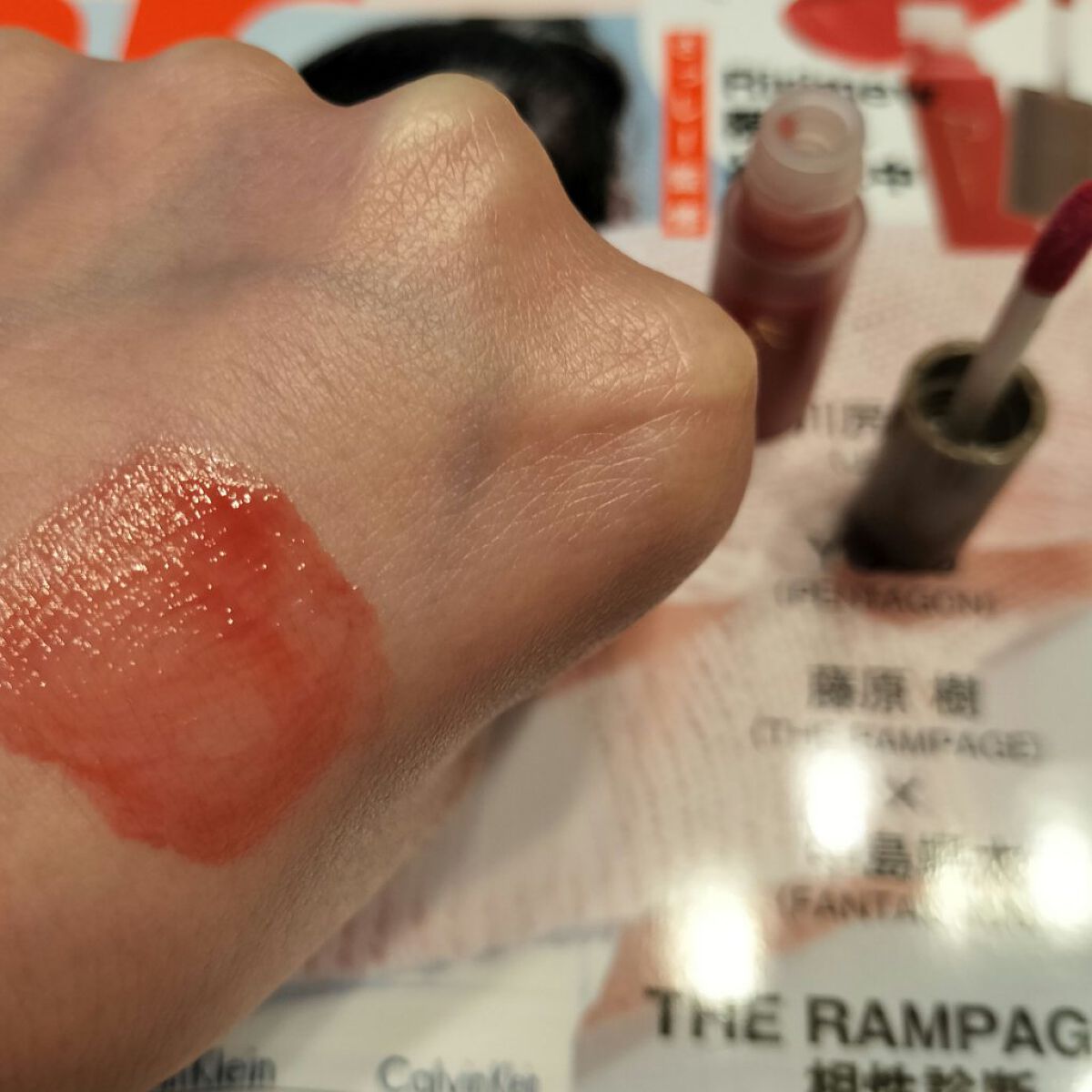 ミューテッドシアーティント/Ririmew/リップティントを使ったクチコミ（2枚目）