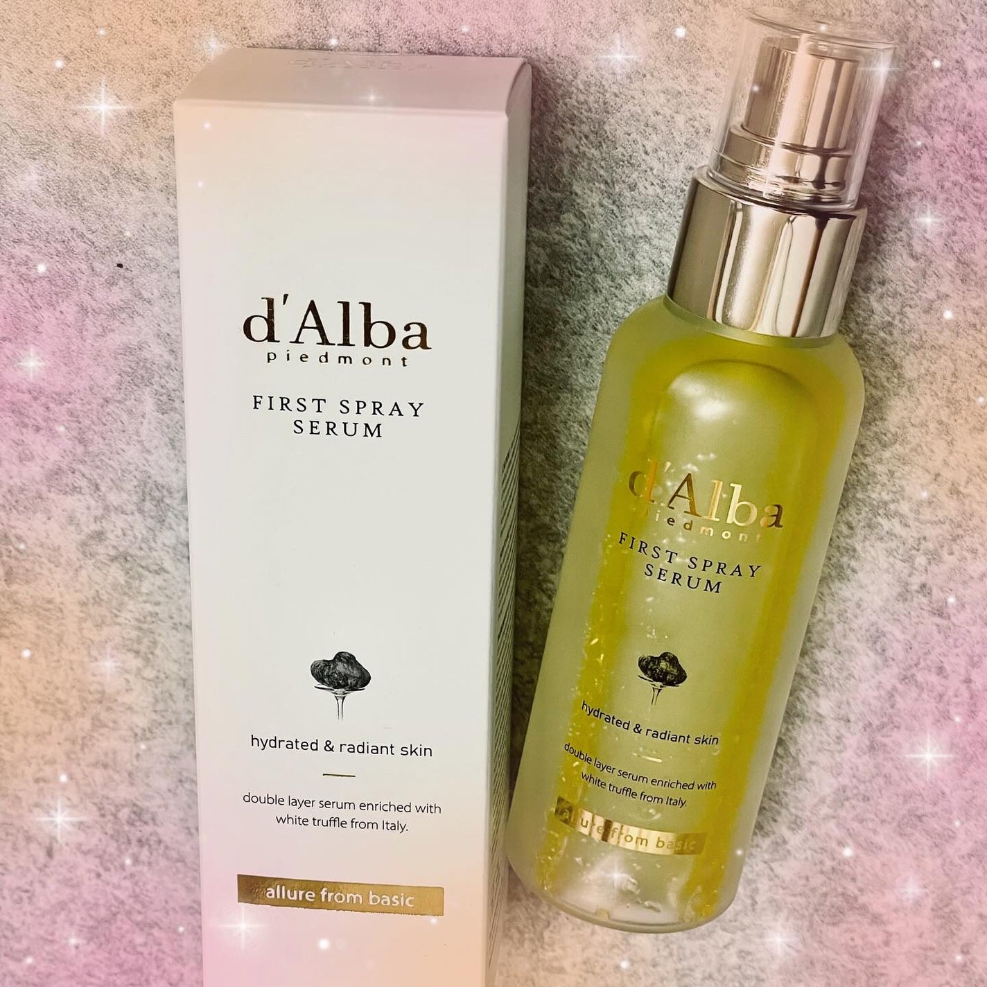 ダルバ ホワイトトリュフファーストスプレーセラム/ダルバ/ミスト状化粧水を使ったクチコミ(1枚目)