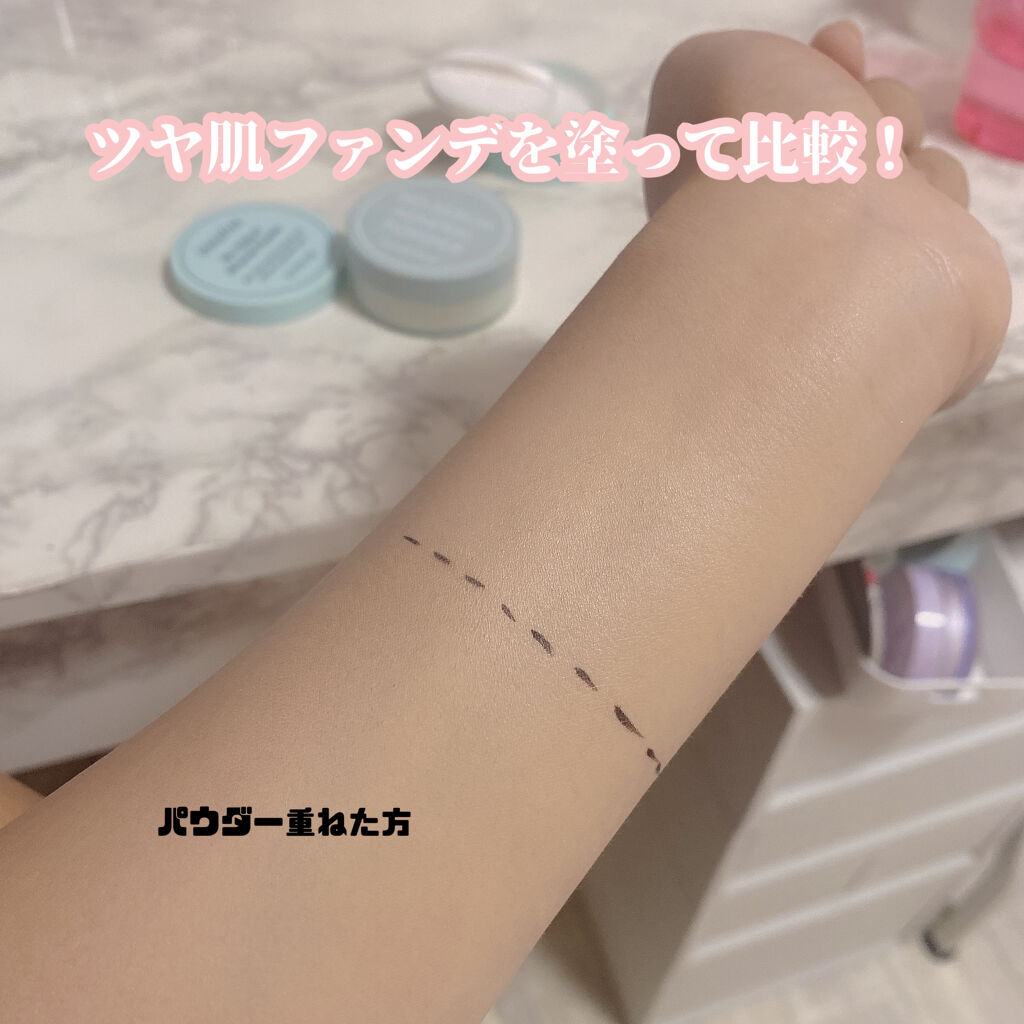 ノーセバム　ミネラルパウダー　N/innisfree/ルースパウダーを使ったクチコミ（3枚目）