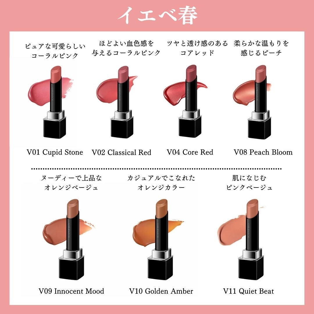 ルージュスターヴァイブラント/KANEBO/口紅を使ったクチコミ(3枚目)