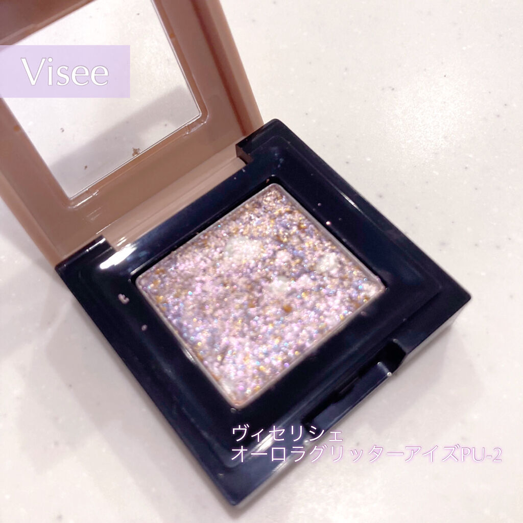 リシェ オーロラグリッター アイズ/Visée/ジェル・クリームアイシャドウを使ったクチコミ（1枚目）