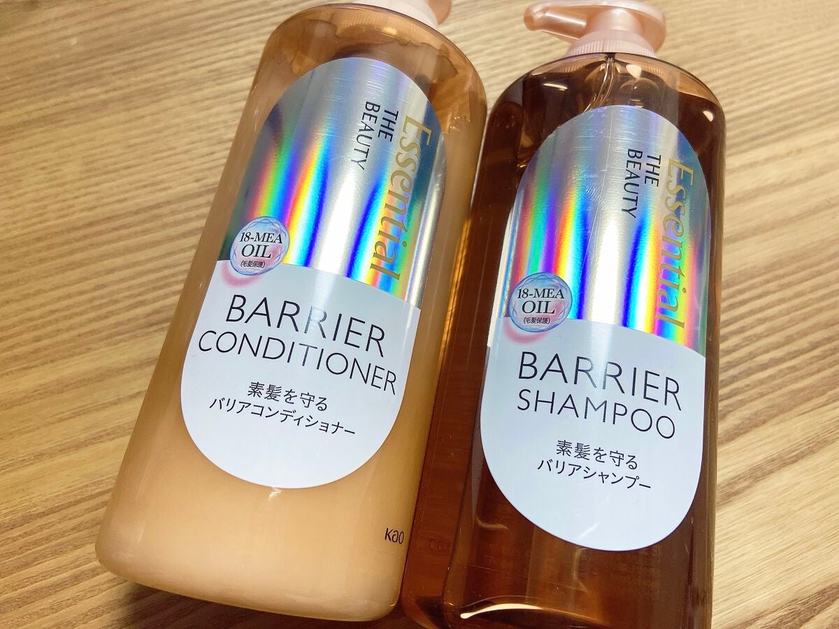 ザビューティ 髪のキメ美容素髪を守る バリアシャンプー/コンディショナー/エッセンシャル/シャンプー・コンディショナーを使ったクチコミ(1枚目)