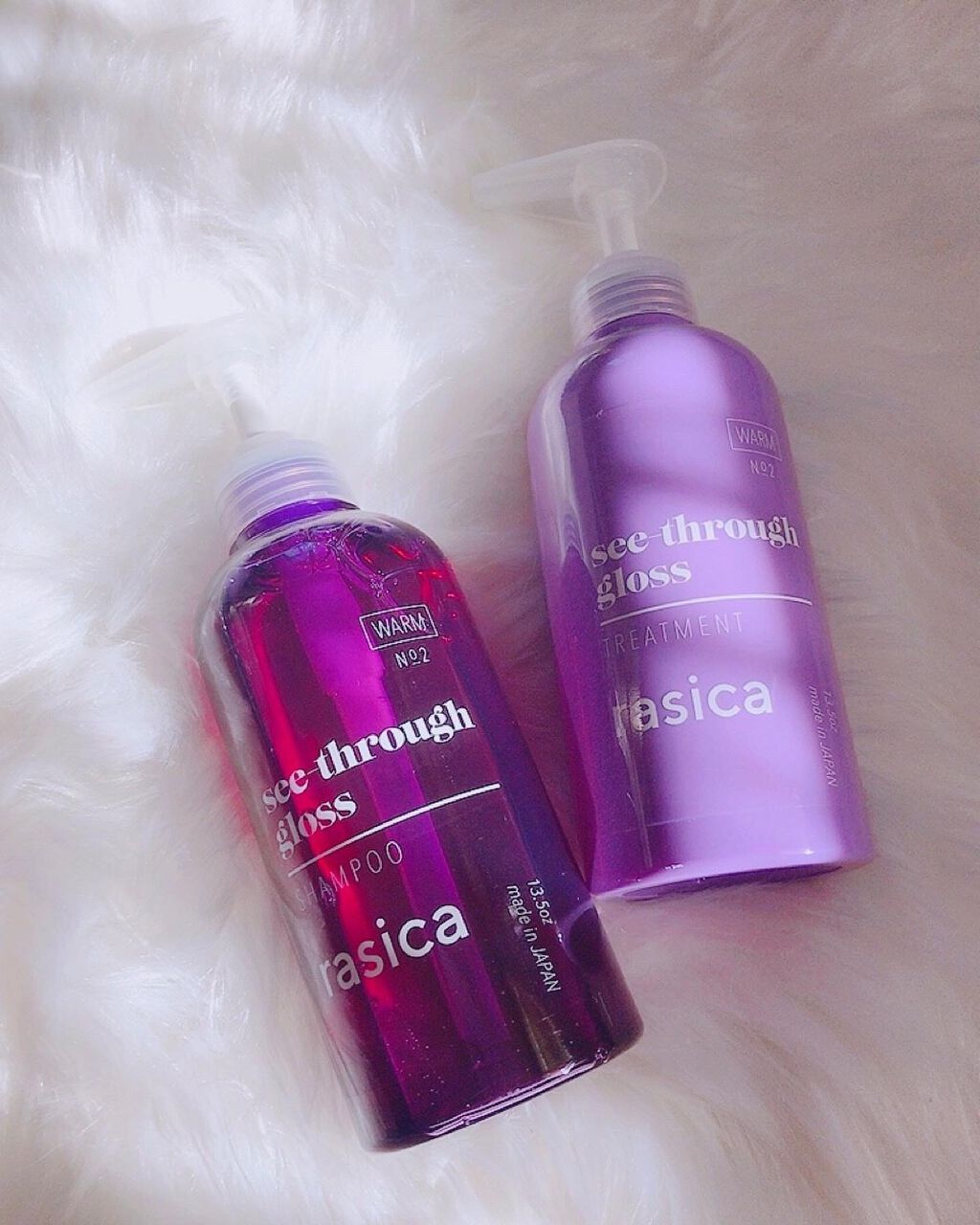 シースルーグロスシャンプー/トリートメント/rasica/市販シャンプーを使ったクチコミ(1枚目)