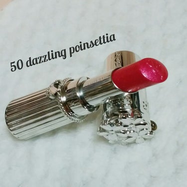 リップブロッサム 50 dazzling poinsettia/JILL STUART/口紅を使ったクチコミ（2枚目）