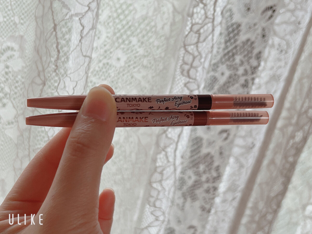 パーフェクトエアリーアイブロウ 05 グレープブラウン/キャンメイク/アイブロウペンシルを使ったクチコミ（2枚目）