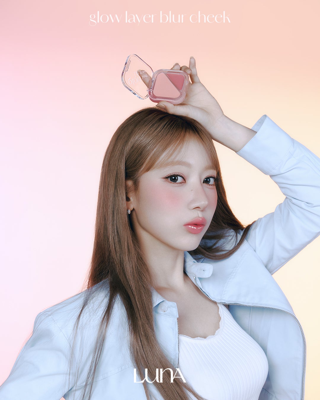 LUNA公式アカウント on LIPS 「SAKURA(@39saku_chan)さんの恥じらいチークル..」(1枚目)