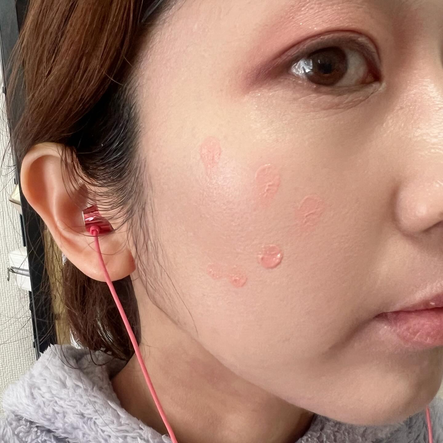 ⽔彩チーク/Fujiko/リキッドチークを使ったクチコミ（2枚目）