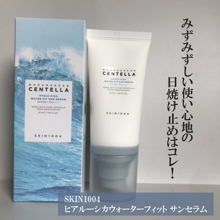 ヒアルーシカ ウォーターフィット サンセラム/SKIN1004/日焼け止めローションを使ったクチコミ(1枚目)
