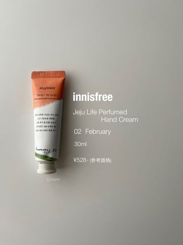 チェジュライフ パフュームド ハンドクリーム N/innisfree/ハンドクリームを使ったクチコミ（1枚目）