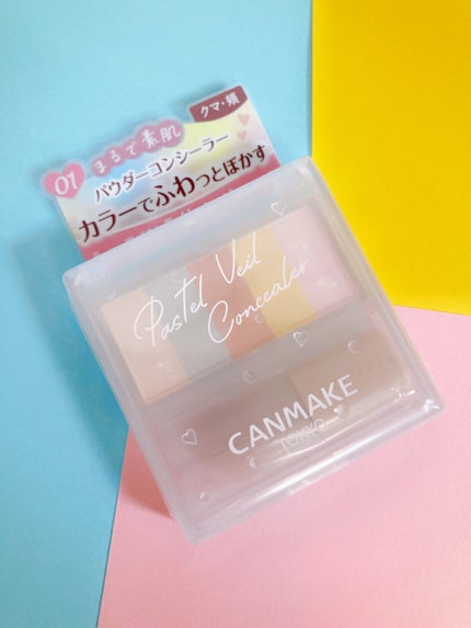 パステルヴェールコンシーラー/キャンメイク/パレットコンシーラーを使ったクチコミ(5枚目)