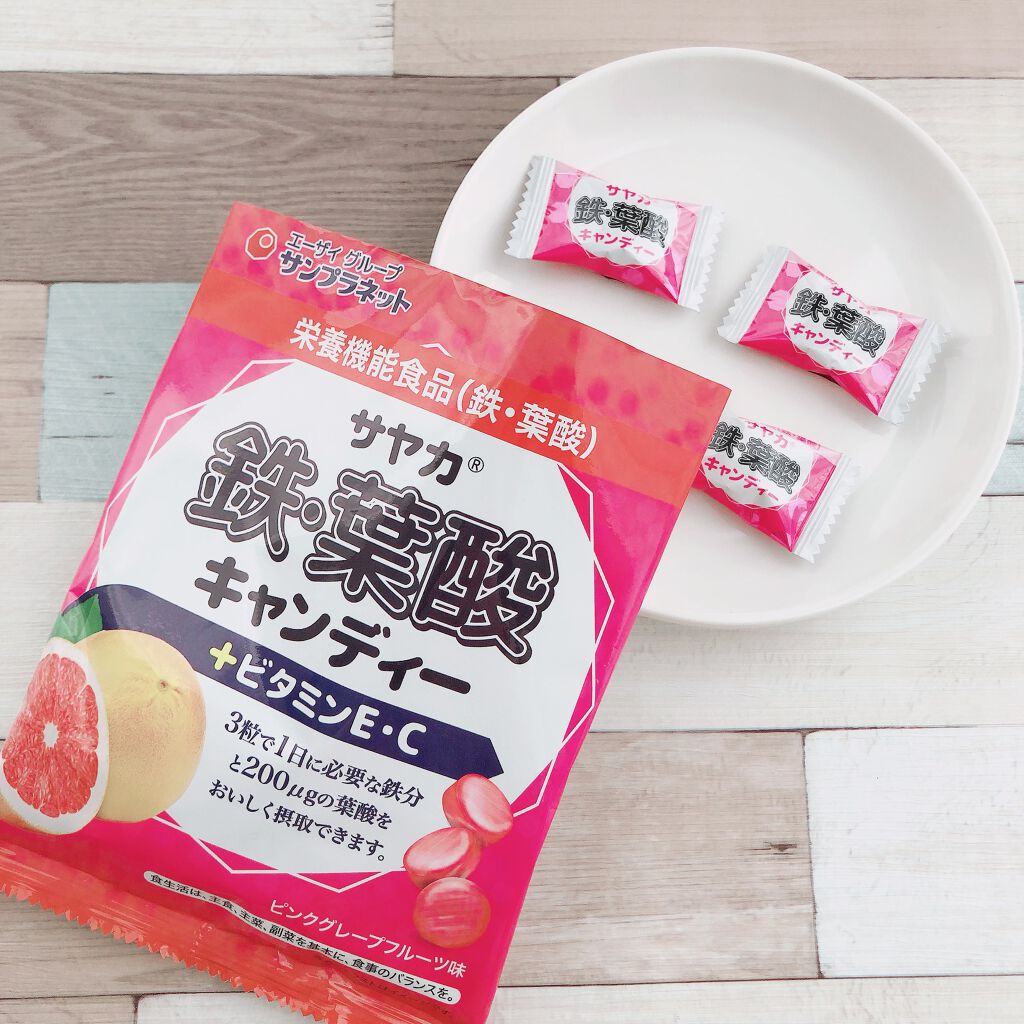 鉄・葉酸キャンディー/サヤカ/食品を使ったクチコミ(1枚目)