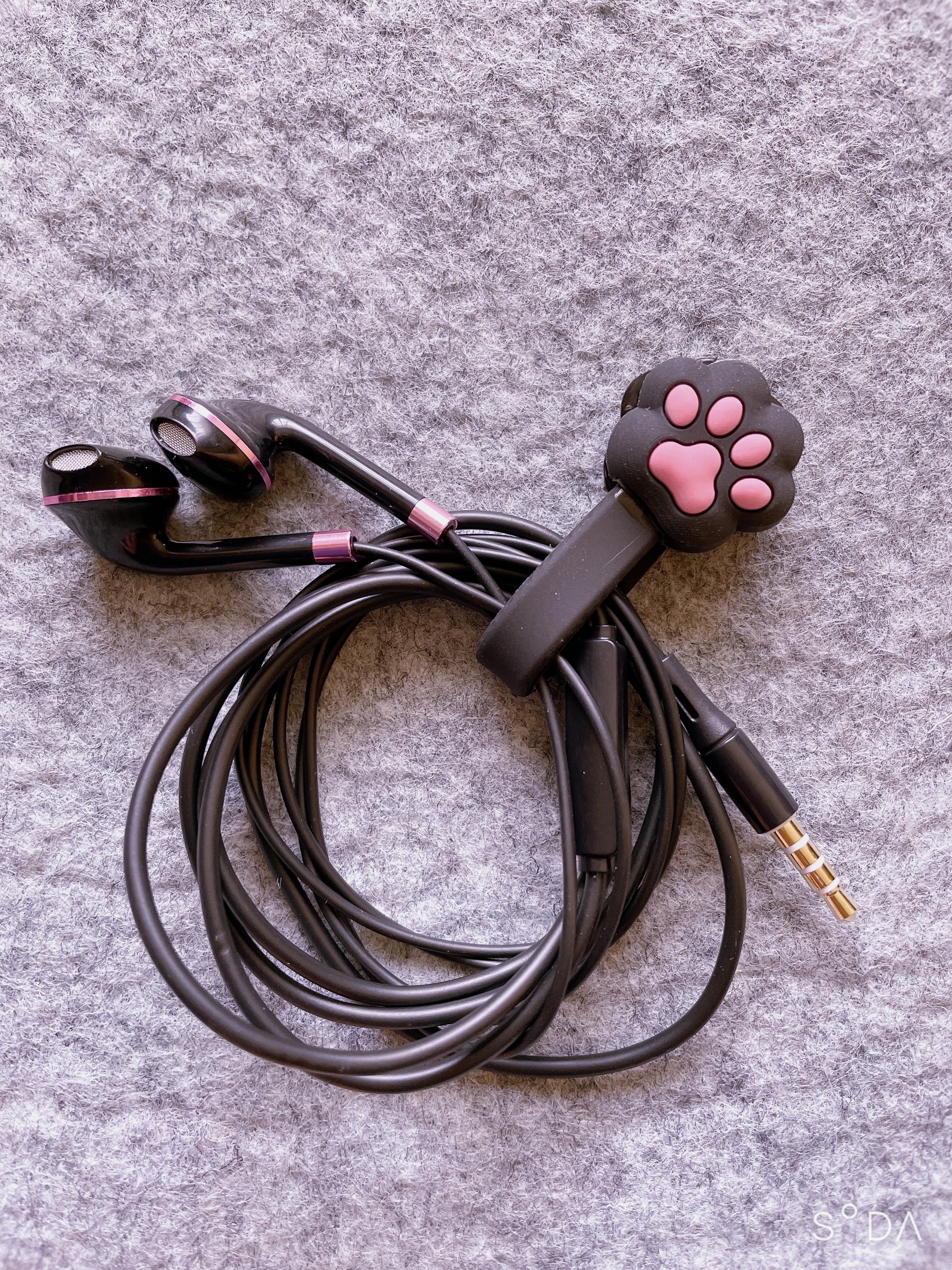 ケーブルクリップ2P ネコ/セリア/その他を使ったクチコミ（2枚目）