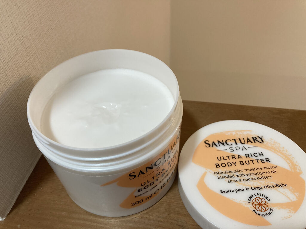 ULTRA RICH BODY BUTTER/Sanctuary Spa/ボディクリームを使ったクチコミ（2枚目）