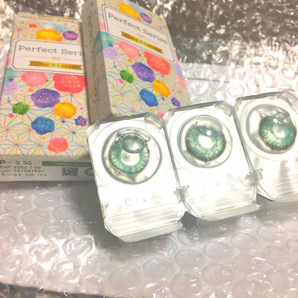 パーフェクトシリーズ 1day/チェルシー/ワンデー（１DAY）カラコンを使ったクチコミ（1枚目）
