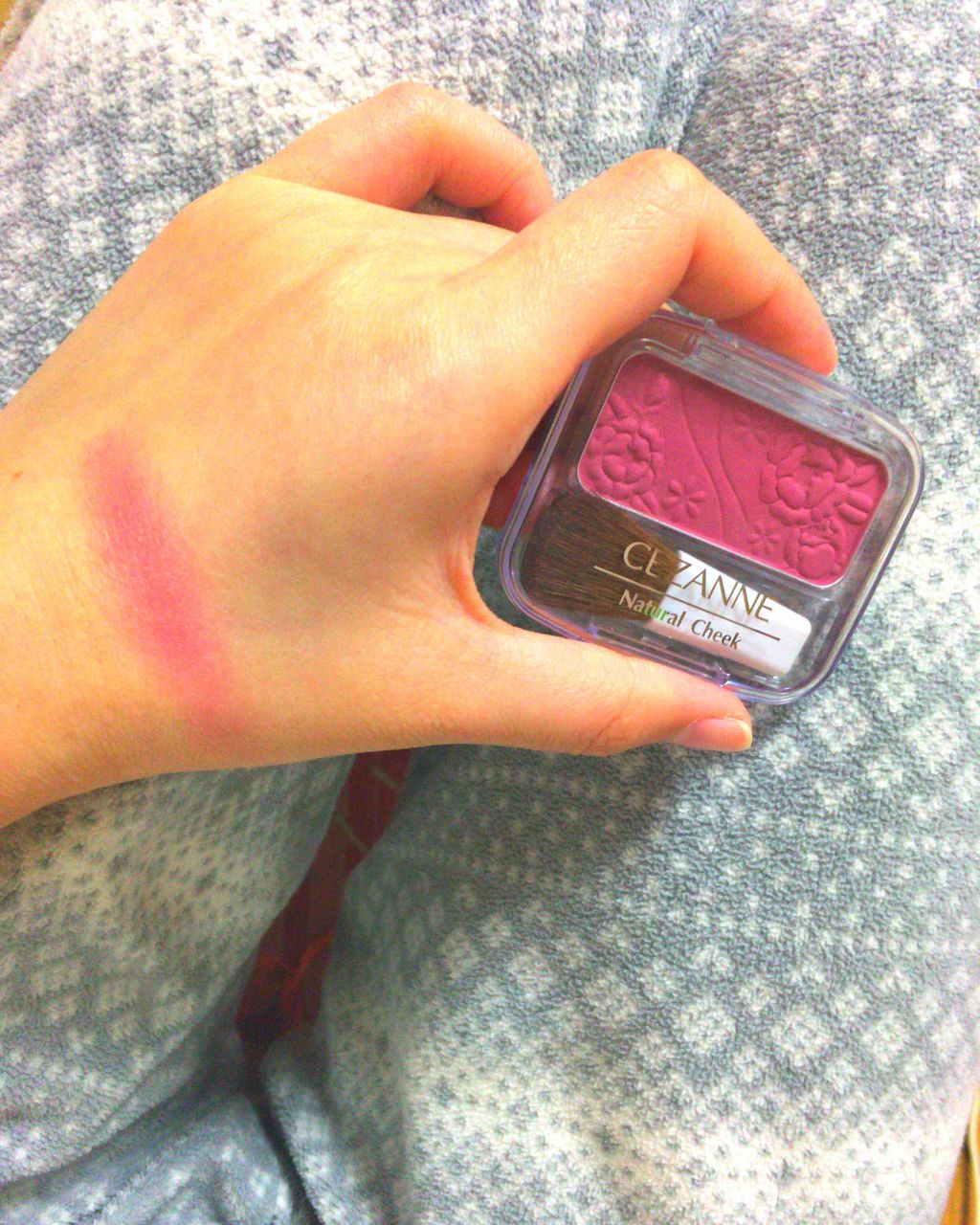 ナチュラル チークN/CEZANNE/パウダーチークを使ったクチコミ（2枚目）