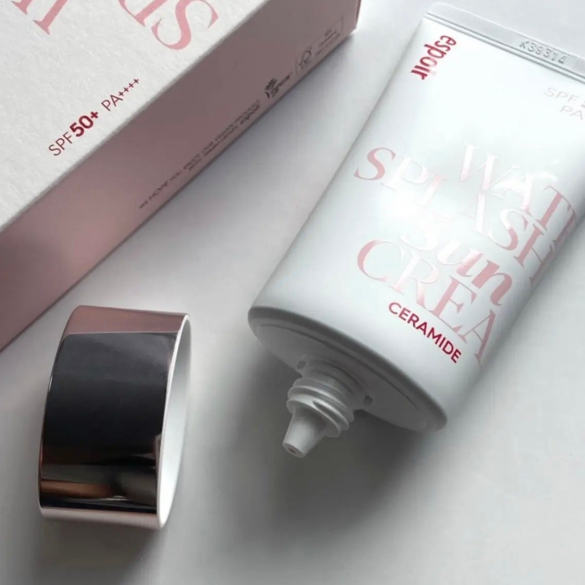 ウォータースプラッシュサンクリーム セラミド/espoir/日焼け止めクリームを使ったクチコミ(2枚目)