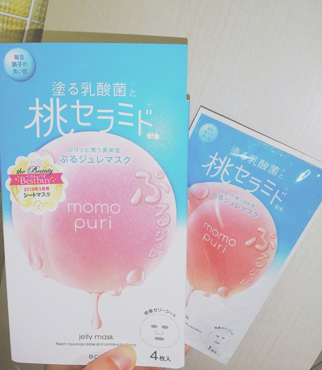 潤いぷるジュレマスク/ももぷり/シートマスク・パックを使ったクチコミ（1枚目）