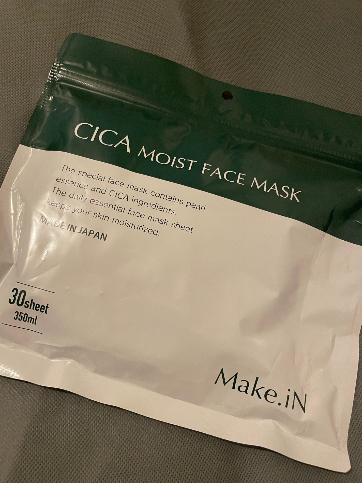 CICAモイストフェイスマスク/Make.iN/シートマスク・パックを使ったクチコミ(1枚目)