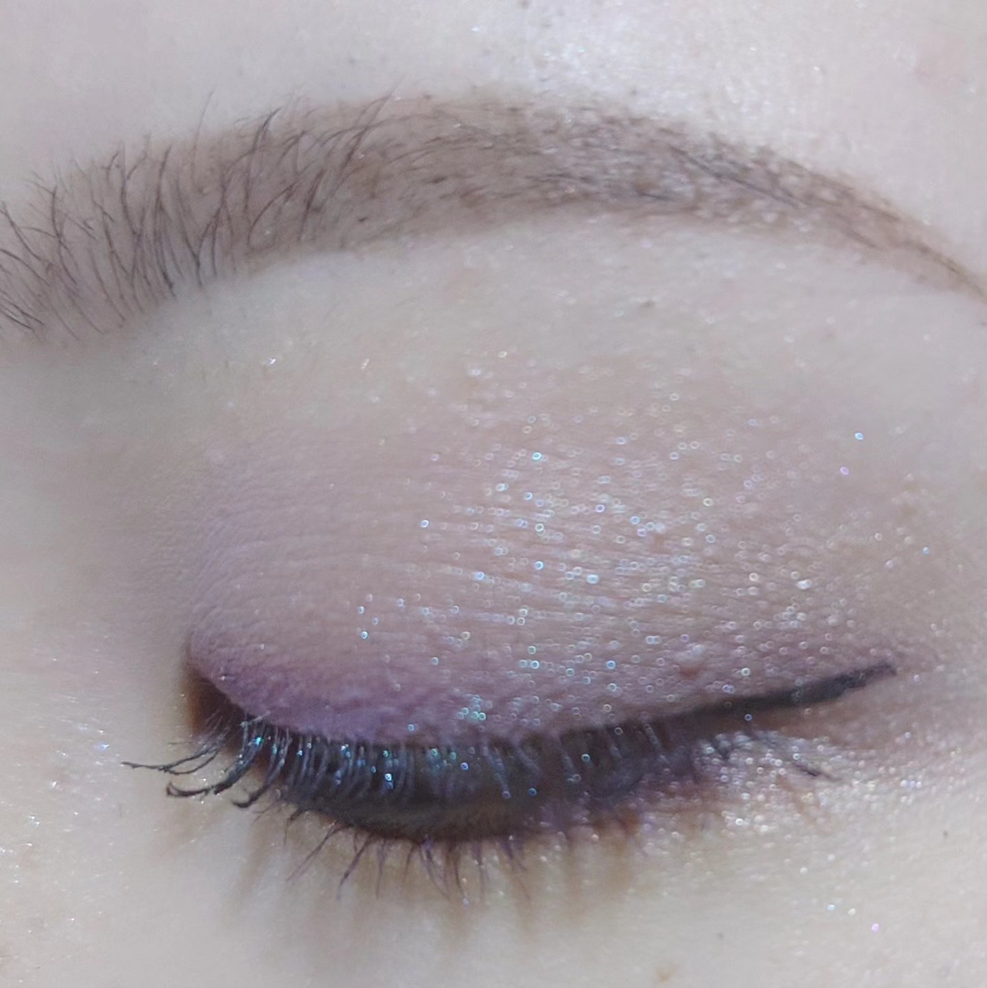 スターリットパウダー 06 フローズンターコイズ/MAKE UP FOR EVER/単色アイシャドウを使ったクチコミ（1枚目）